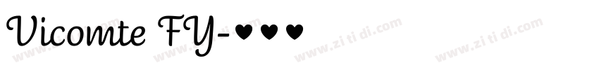 Vicomte FY字体转换